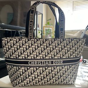 RELISTED - VIP Merch-Christian Dior Zipper Tote Bag